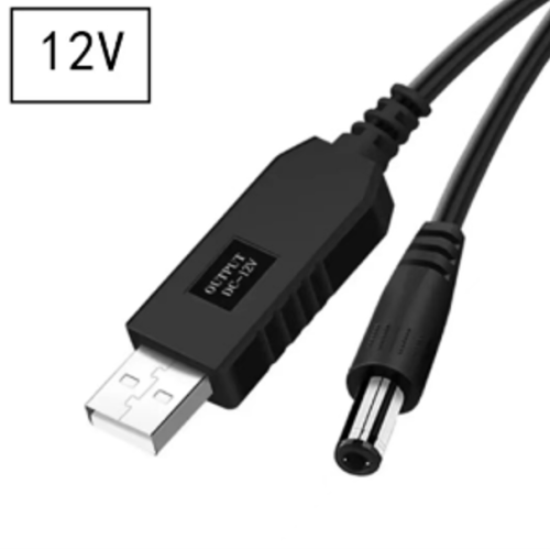 Кабель USB для WiFi роутера 12В (USB-DC 5В на 12В) / 5-12V-2 (1000шт)