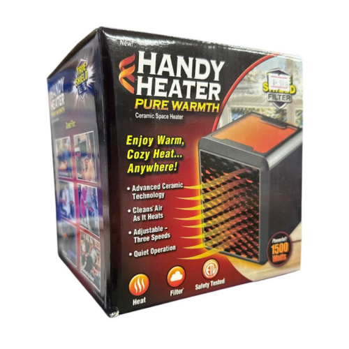 Дуйка / Камин обогреватель с фильтром Handy Heater Pure Warmth 1500Вт / ART-5116 (24шт)