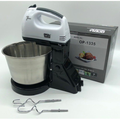 Ручной миксер с чашей OPERA Hand mixer OP-1335 (200Вт) (12шт)