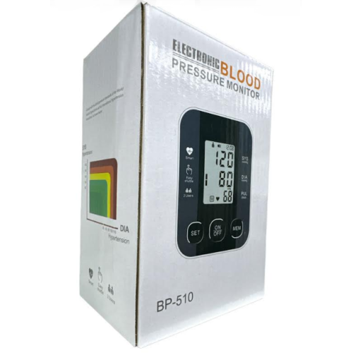 Танометр автоматический на запястье Blood Pressure Monitor BP510 (50шт)