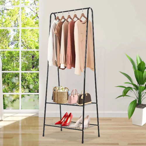 Вешалка для одежды Cloth Rack (60*33*152см / Черный) / ART-5044 (10шт)