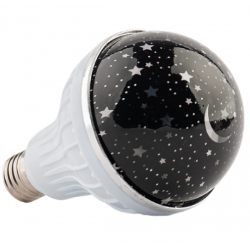 Лампа проектор звездного неба на патрон E27 Star Master Bulb 601-HX 6Вт (Новогодний свет) (50шт)