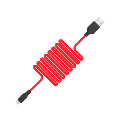 Кабель MICRO-V8 HOCO X21 SILICONE (2.0A -- 100cm) (29/174шт)