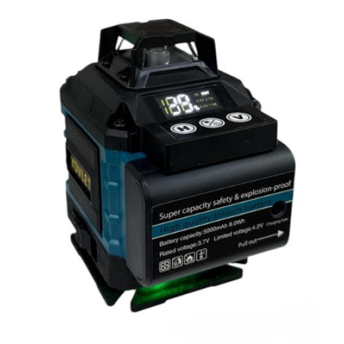 Лазерный 16-линейный зеленый нивелир (2шт*1300мАч) Laser Leveler / ART-5118 (10шт)