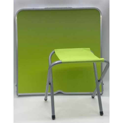 Стол для пикника с 4 стульями Folding Table (60х120 cм) зеленый (Опт от 10шт) (1шт)