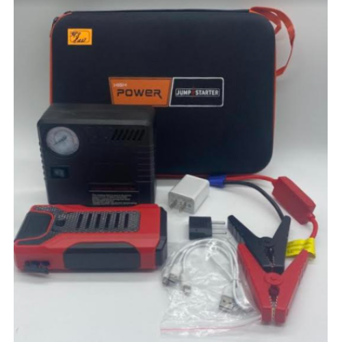 Автомобильный Пусковое устройство автомобиля Jump Starter M8 с компрессором (4шт)