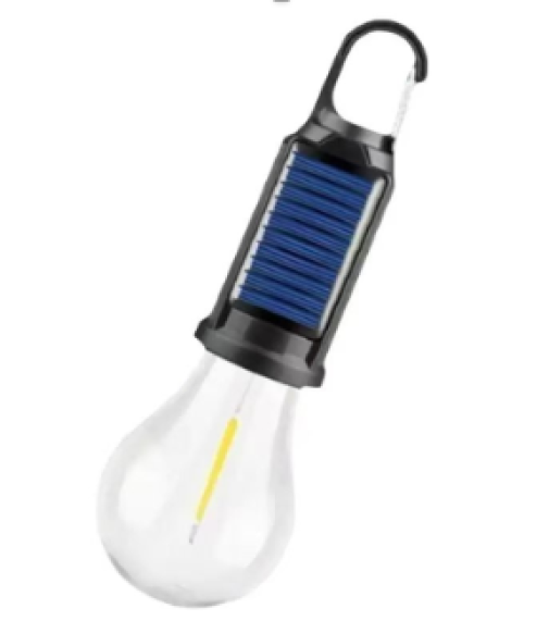 Кемпинговая лампа T01B, 18х6 см, солнечная панель 300мАч, Type-C / / Emergency Charging Bulb (120шт)