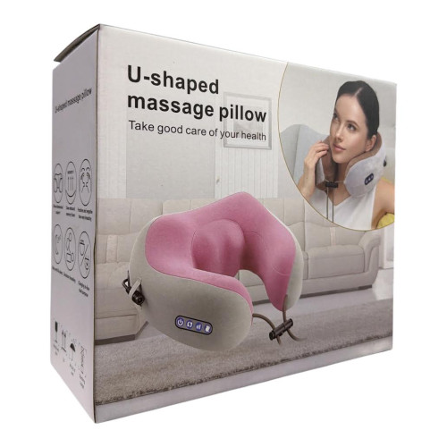 Дорожная подушка-массажер для шеи (подушка) Travel Massage Pillow / ART-5704 (30шт)