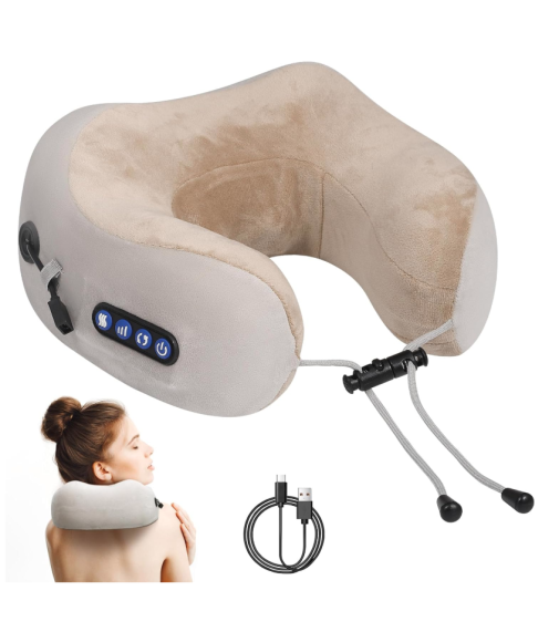 Дорожная подушка-массажер для шеи (подушка) Travel Massage Pillow / ART-5704 (30шт)