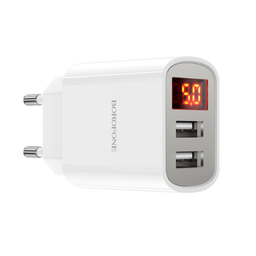 Зарядка BA58A Mighty Dual Port Digital Display Charger (EU) (140шт)