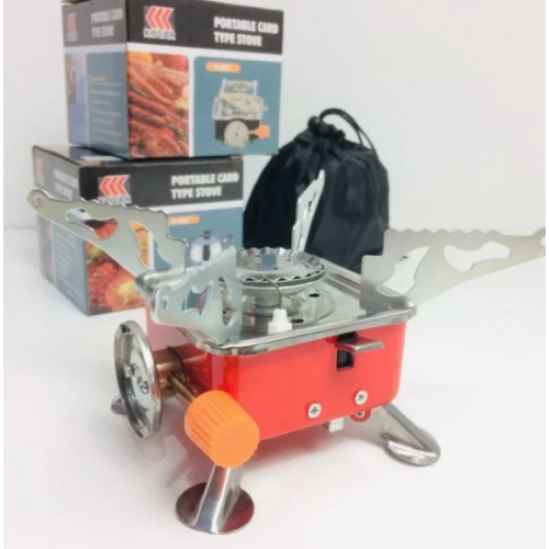 Газовая горелка портативная с ветрозащитой Portable Gas Ballon Stove YC-202 / K-202 (48шт)