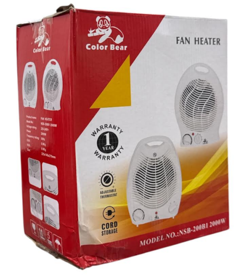 Дуйка / Тепловентилятор Fan Heater Color Bear NSB200 B1 (2000Вт 220/50Hz) (12шт)