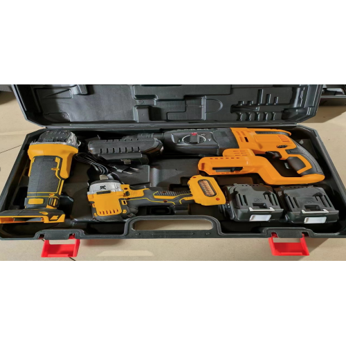 Шуруповерт аккумуляторный 3в1 Hammer Drill (АКБ 2шт*1300мАч) 24В / ART-5097 (4шт)