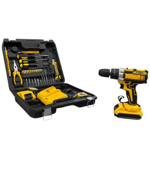 Шуруповерт  аккум. с набором инструмент OP Tool Set (АКБ 2шт*1300мАч) 24В / ART-5043 (10шт)