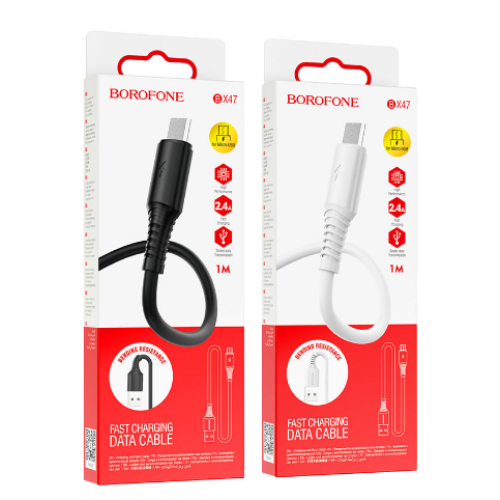 Кабель Micro BOROFONE BX47 Coolway Charging Data Cable for Micro (360шт)