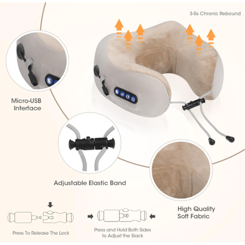 Дорожная массажная подушка Travel Massage Pillow / ART-5074 (30шт)