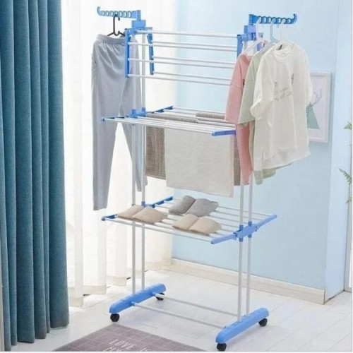 Многоярусная сушилка для белья с Колеса Garment Rack / TW116 - 2 (6шт)