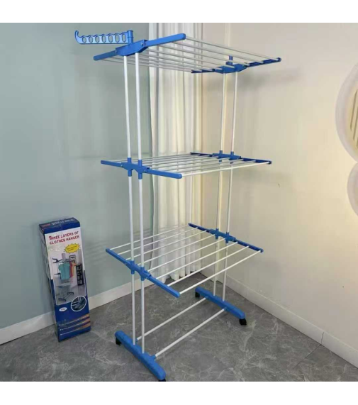 Многоярусная сушилка для белья с Колеса Garment Rack / TW116 - 2 (6шт)