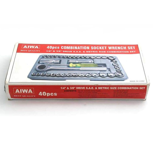 Набор инструментов хроматирование Хром AIWA Tool Set 40шт. / 1060 (20шт)