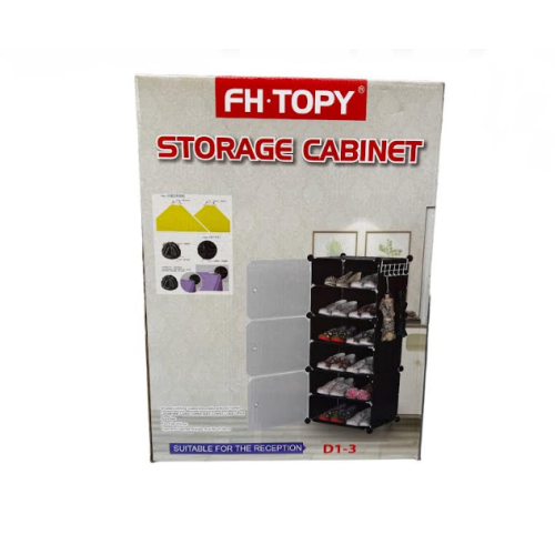 Шкаф для хранения обуви / Стойка для обуви FH TOPY Shoe Cabinet (42*32*95см) / D1 3 (6шт)