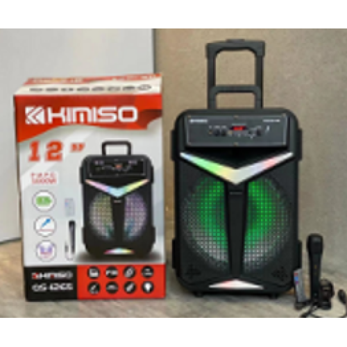 Колонка KIMISO QS-1265 BT (с проводным микрофоном) (12'BASS / 3000W) (1шт)