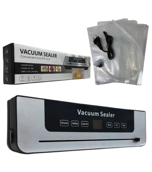 Вакуумный упаковщик Vaccum Sealer (Черный) +10 пакетов / ART-5725 (LL-368) (30шт)