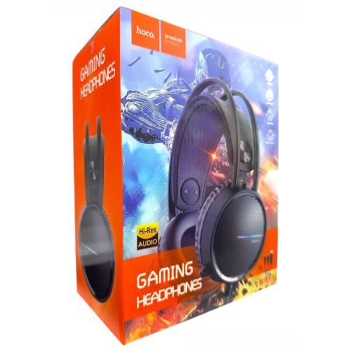 Наушники MDR HOCO W100 Touring Gaming Headphones (только черный) (16шт)