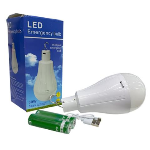 Лампочка Кемпинг с съемный аккумулятором (18650) LED Emergency Bulb 5106 (DC5В 30Вт Micro) (100шт)