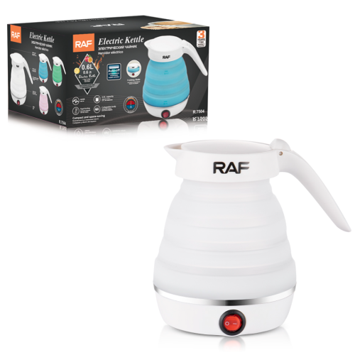 Складной электрический силиконовый дорожный чайник 600мл Silicone Folding Kettle R.7504 0.6L (36шт)