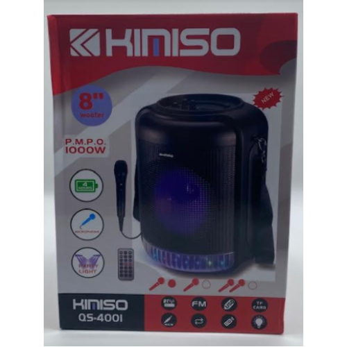 Колонка KIMISO QS-4001 BT (с проводным микрофоном) (8'BASS / 1000W) (6шт)