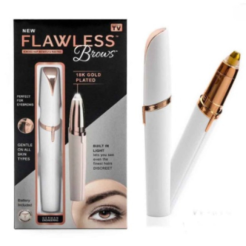 Тример эпилятор для бровей Flawless Brows (18K Gold Plated) / ART-0244 (100шт)