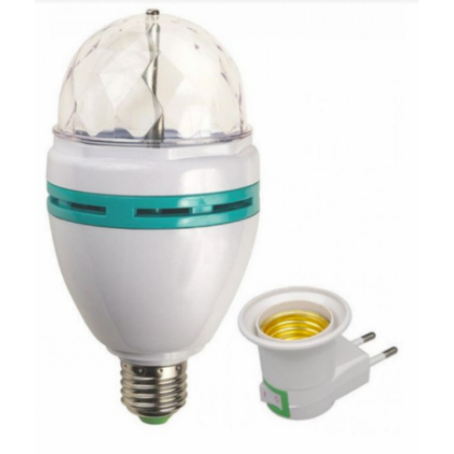 Диско лампа LED lamp с патроном Disco Bulb / ART-0318 (Новогодний свет) (50шт)