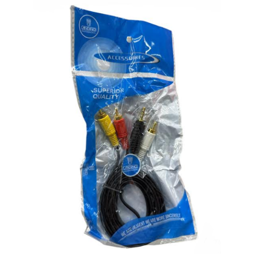 Кабель для ТВ 3RCA-3.5MM 1,5м (заказ от 20шт) (400шт) Кабель для ТВ 3RCA-3.5MM 1,5м (заказ от 20шт) (400шт)