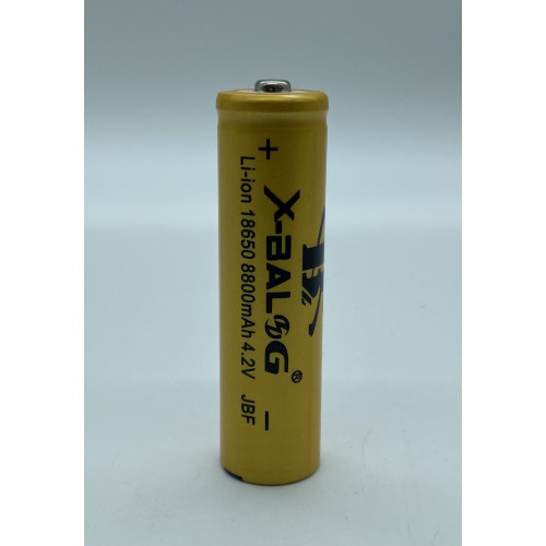 Аккумулятор X-BAIL LI-ON 18650мАч-2 (8800mah/4.2V) Золотой (Заказ от упаковки=100шт) (600шт)