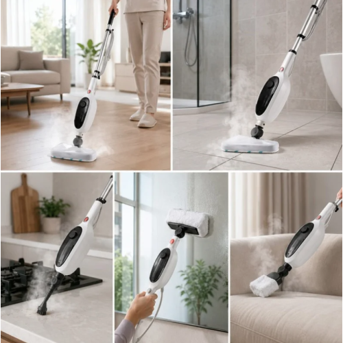 Паровая швабра Steam Mop RAF PLUS R.8709B (12в1) (2000Вт) (8шт)