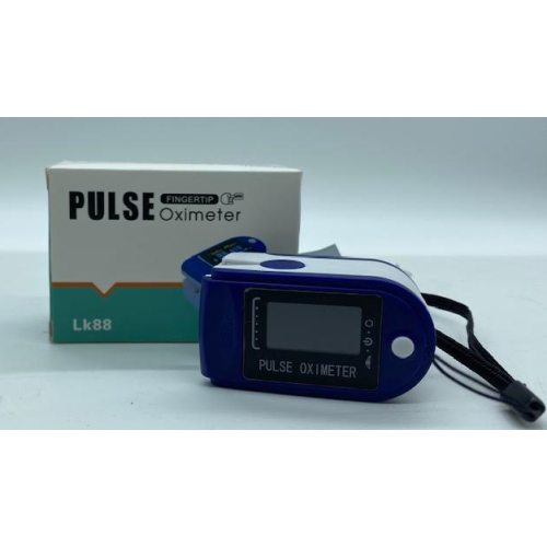 Пульсометр на палец / PULSE OXIMETER -- COLOR DISPLAY LK-88 (200шт)