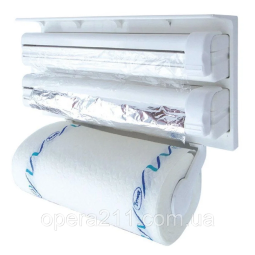 Органайзер кухонный тройной 38*25*7см / Kitchen Roll Triple Paper Dispenser (5821) / ART-0057 (24шт)