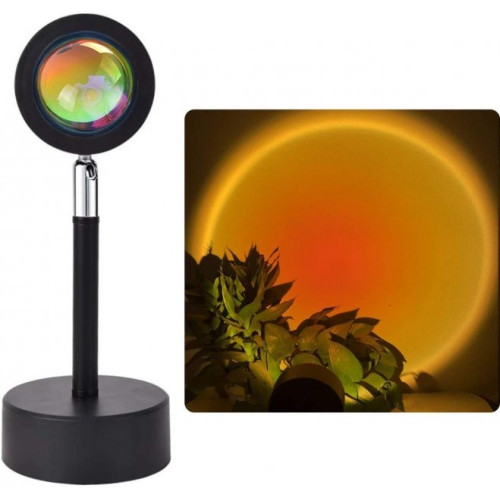 Лампа заката / Sunset Lamp Q07 RGB с пультом (50шт)