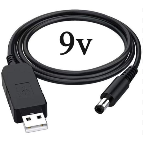 Кабель USB для WiFi роутера 9В (USB-DC 5В на 9В) / 5-9V (1000шт)