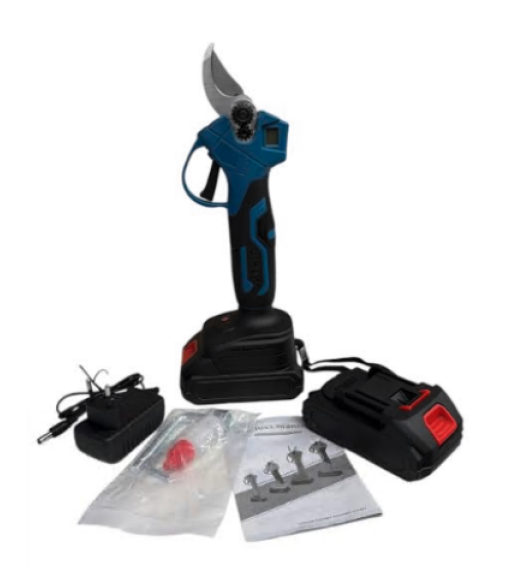 Электрический секатор Pruning Shears ART-5088, 2 АКБ 1300мАч. Садовый инструмент (10шт)