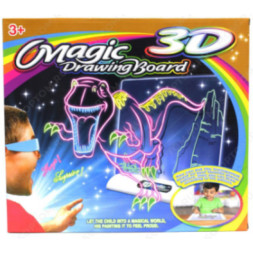 3D Доска для рисования Magic3D Drawing board / ART-0286 (30шт)