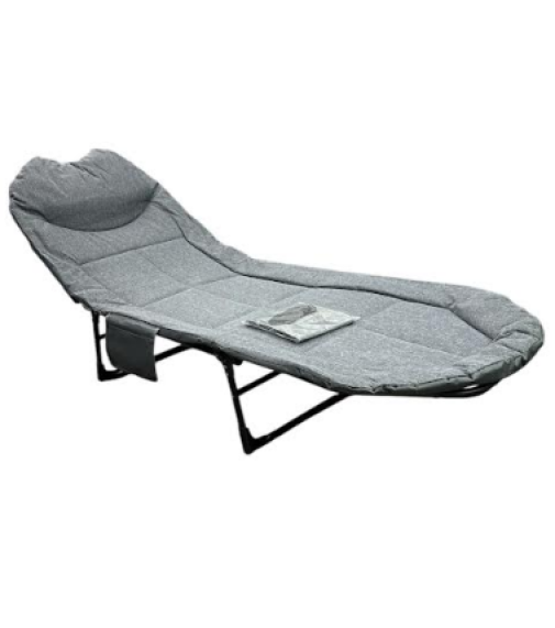 Запасная спальная кровать (МЕТАЛ.КОРПУС) Spare Sleeping Bed (200*65см) / ART-5142 Темно-серый (1шт)