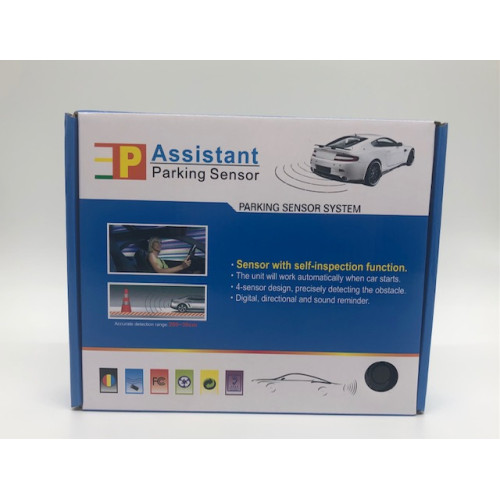 Парковочная система на 4 датчика парковки парктроник Assistant Parking Sensor Black /ART-0326 (40шт)