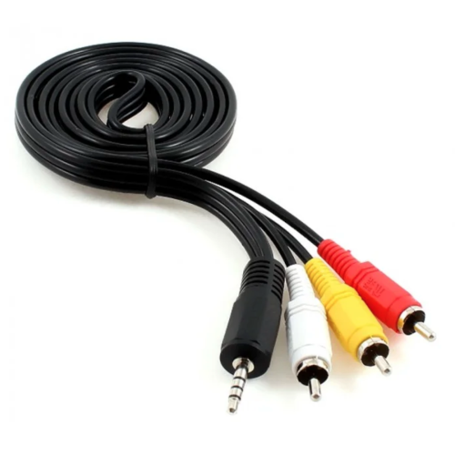 Кабель для ТВ 3RCA-3.5MM (заказ от 20шт) (500шт)