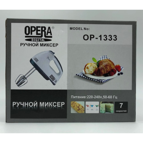 Ручной миксер OPERA Hand mixer OP-1333 (200Вт) (24шт)